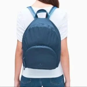 HP ?? Kate Spade Arya Packable Backpack Kate spade Arya Packable Backpack Black Nylon | eBay main image 3